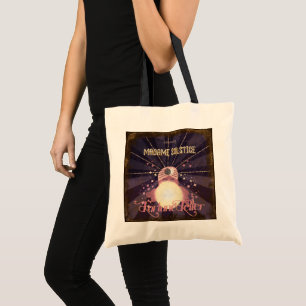 Vintage inspired fortune teller    tote bag
