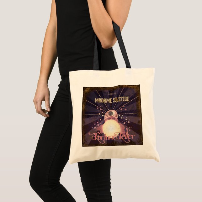Vintage inspired fortune teller    tote bag (Front (Product))