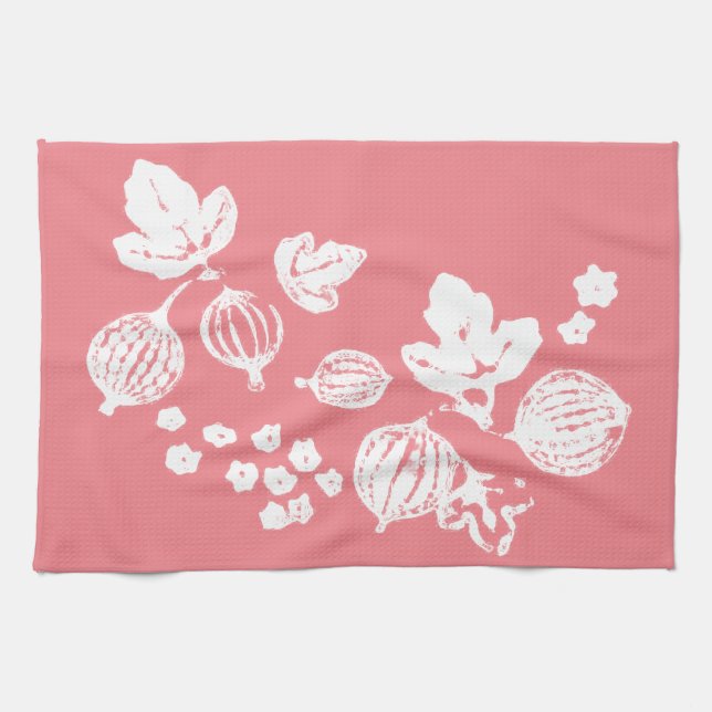 Vintage Inspired Gooseberry Tea Towel (Horizontal)