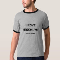 Vintage-inspired I ROVE BROOKLYN ringer tee