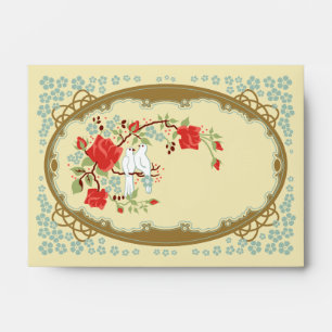 Vintage Inspired Love A6 Envelopes