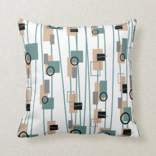 Vintage Inspired MidCentury Modern Retro Cushion