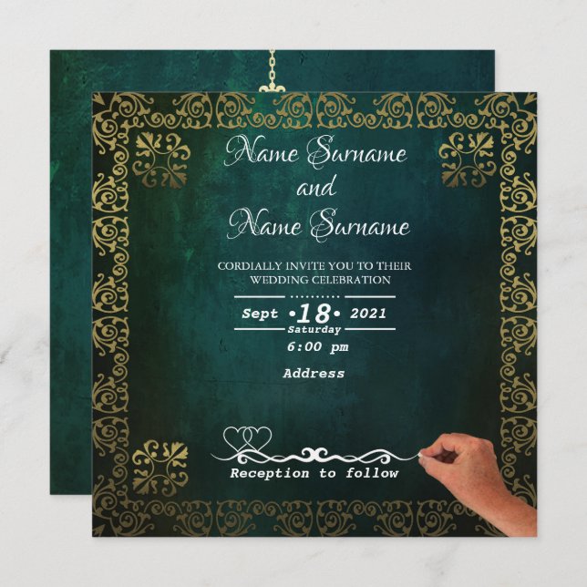 Vintage Invitation (Front/Back)