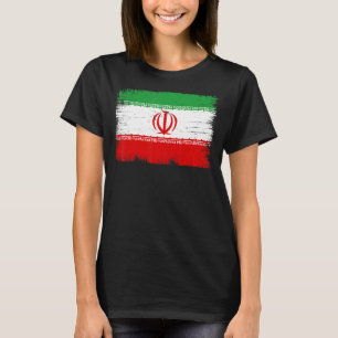 Vintage Iran Flag Iranian Independence Day T-Shirt