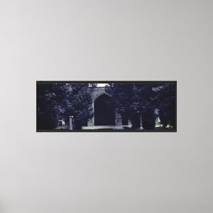 Vintage Iran Isfahan mosque Canvas Print