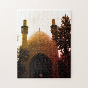 Vintage Iran Isfahan royal mosque Jigsaw Puzzle