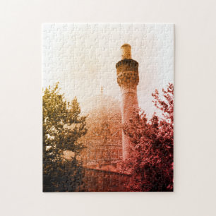 Vintage Iran Isfahan royal mosque Jigsaw Puzzle