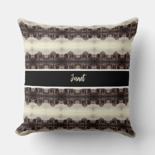 Vintage Iran Isfahan shah mosque Cushion