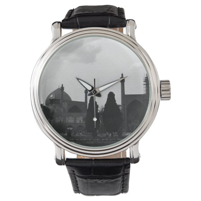 Vintage Iran Isfahan shah mosque gardens Watch (Front)