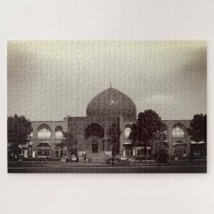 Vintage Iran Isfahan shah mosque Jigsaw Puzzle