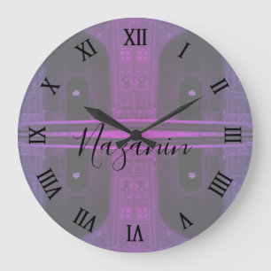 Vintage Iran Isfahan west iwan Imam Large Clock