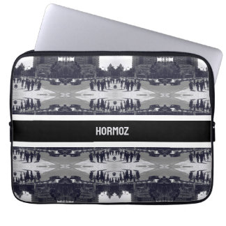 Vintage Iran Tehran city street and people Laptop Sleeve