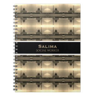 Vintage Iraq Baghdad Buniya Mosque 1970 Notebook