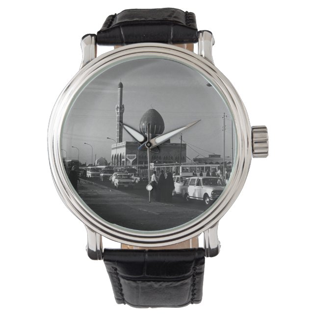 Vintage Iraq Baghdad Buniya Mosque Watch (Front)