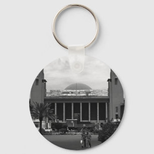 Vintage Iraq Baghdad central railway station Watch Key Ring