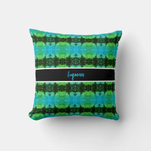 Vintage Iraq Baghdad Gas station at mosque Cushion