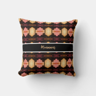 Vintage Iraq Baghdad mosque taxis Cushion