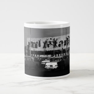 Vintage Iraq Baghdad tahrir square 1970 Coaster Large Coffee Mug