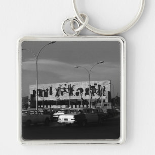 Vintage Iraq Baghdad tahrir square 1970 Key Ring