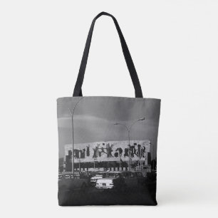 Vintage Iraq Baghdad tahrir square 1970 Tote Bag