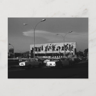Vintage Iraq Baghdad tahrir square Postcard