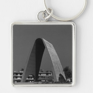 Vintage Iraq Baghdad Unknown Soldier Arch 1970 Key Ring