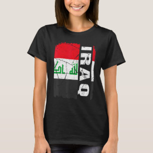 Vintage Iraqis Flag Iraq Pride Roots Heritage T-Shirt
