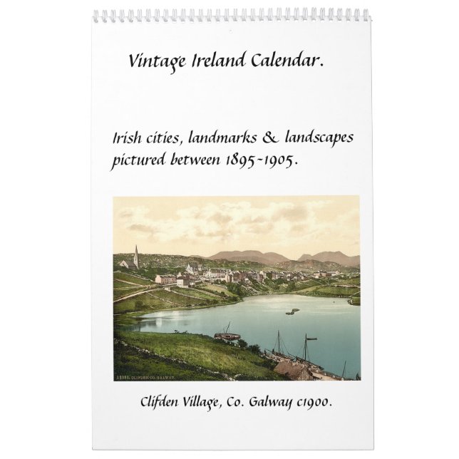 Vintage Ireland, antique Irish images calendar (Cover)