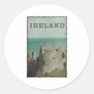 Vintage Ireland Classic Round Sticker