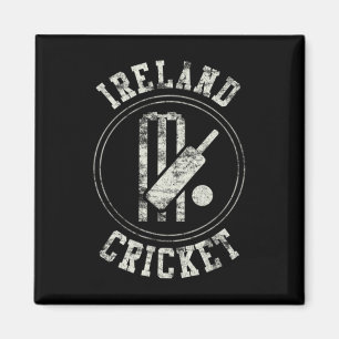 Vintage Ireland Cricket Logo  Magnet