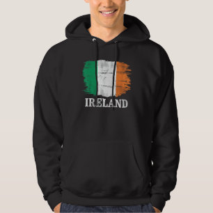 Vintage Ireland Flag   Hoodie