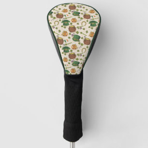 Vintage Ireland Icon Pattern Golf Head Cover