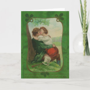 Vintage Ireland Irish Romance St. Patrick's Day Card