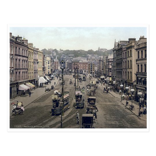 Vintage Ireland, Patricks Street Cork Postcard