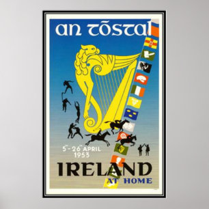 Vintage Ireland - Poster