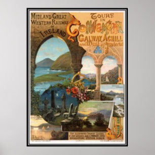 Vintage Ireland - Poster
