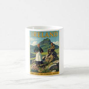 Vintage Ireland Travel Coffee Mug