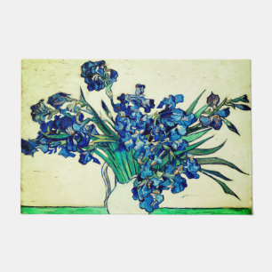 Vintage Irises (1890) by Vincent Van Gogh  Doormat