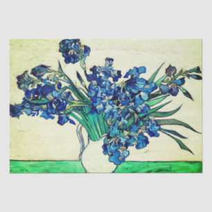 Vintage Irises (1890) by Vincent Van Gogh  Tissue Paper