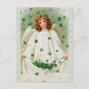 Vintage Irish Angel Card