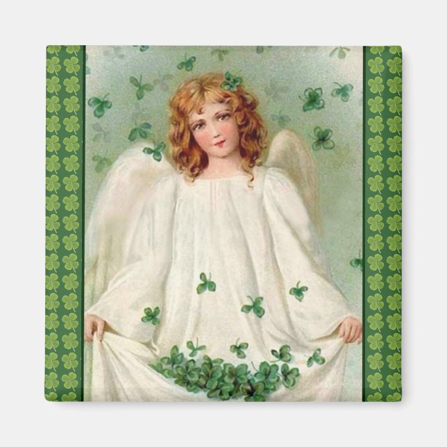 Vintage Irish Angel magnet (Front)
