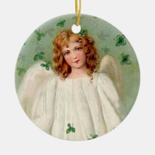 Vintage Irish Angel ornament