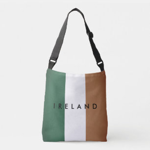 Vintage Irish flag of Ireland crossbody bag