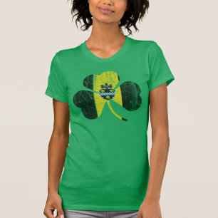 Vintage Irish Flag of Pittsburgh Shamrock T-Shirt