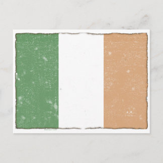 Vintage Irish Flag Postcard