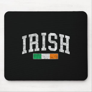 Vintage Irish Flag St Patricks Day Retro Ireland S Mouse Mat