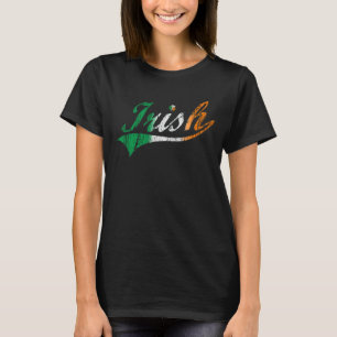 Vintage Irish Flag Swoosh T-shirt
