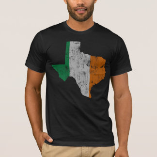 Vintage Irish Flag Texas State T-Shirt