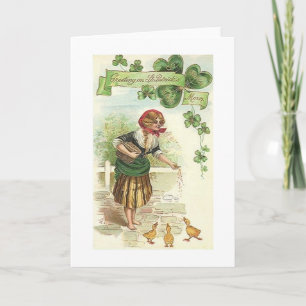 Vintage Irish Morning St. Patrick's Day Card