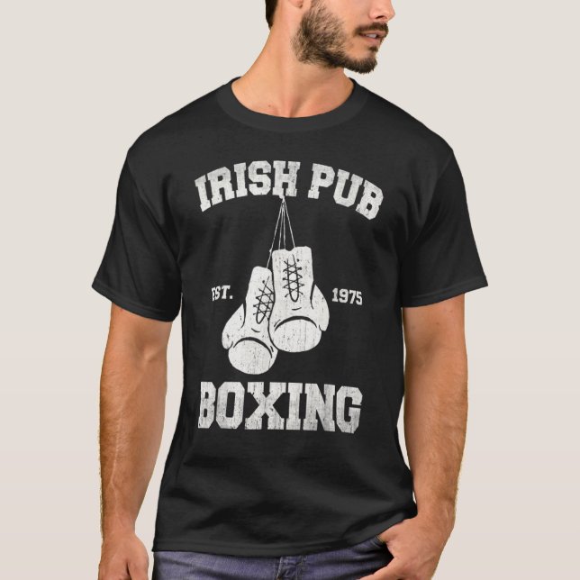 Vintage Irish Pub Est 1975 Boxing Day Tees (Front)